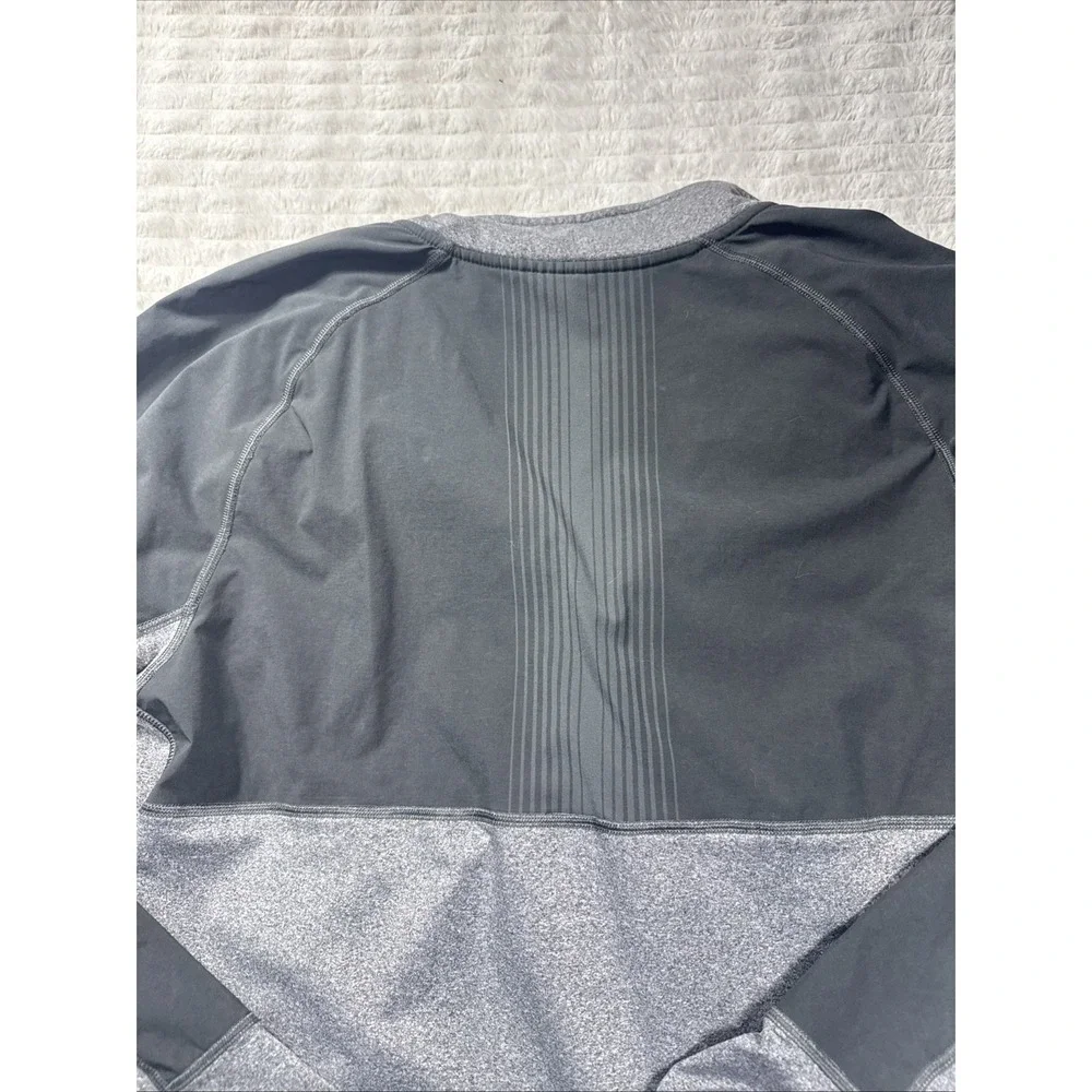 Nike Running Dri-FIT Women's Quarter Zip Pullover Black Reflective Large Thermal
